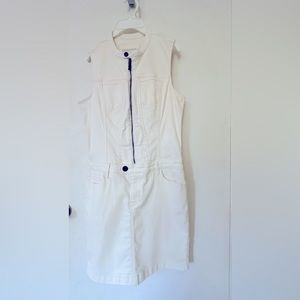 Calvin Klein Ivory White Denim dress